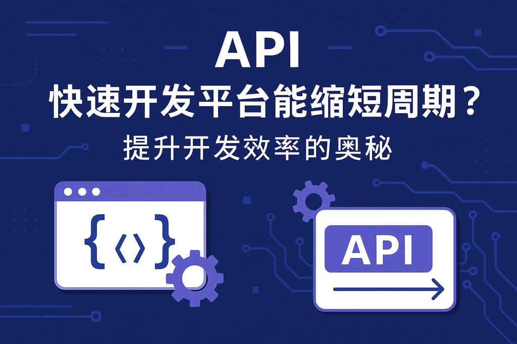 API快速开发平台能缩短周期吗？提升开发效率的奥秘