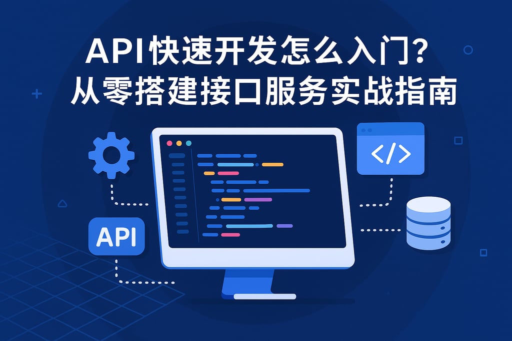 API快速开发怎么入门？从零搭建接口服务实战指南