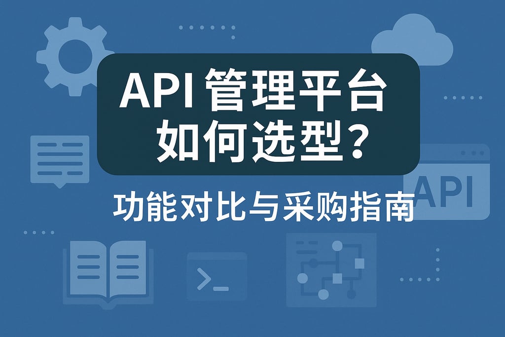 API管理平台如何选型？功能对比与采购指南