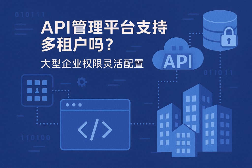 API管理平台支持多租户吗？大型企业权限灵活配置