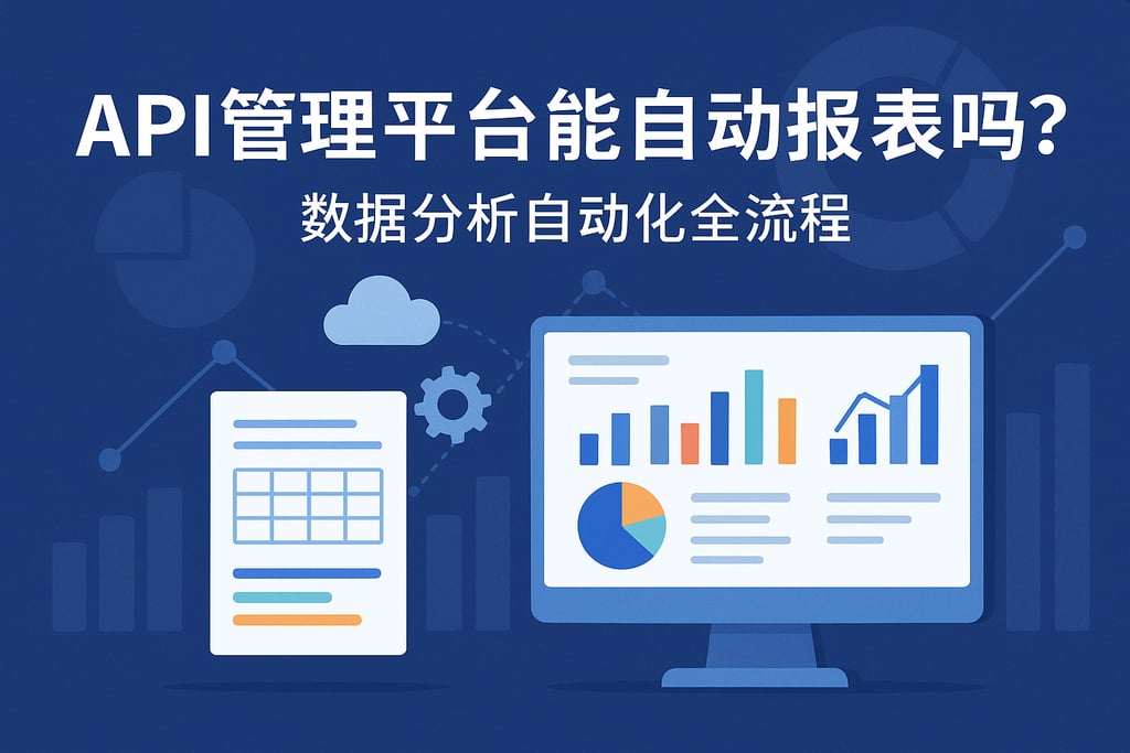 API管理平台能自动报表吗？数据分析自动化全流程