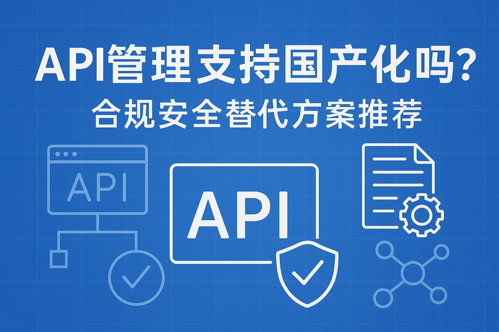 API管理支持国产化吗？合规安全替代方案推荐