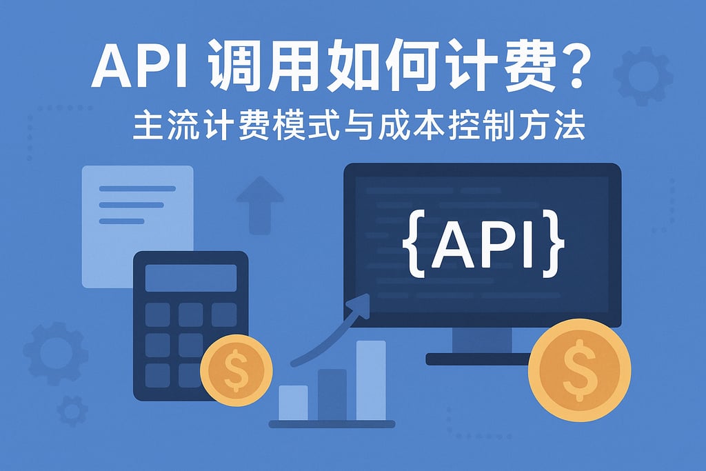 API调用如何计费？主流计费模式与成本控制方法