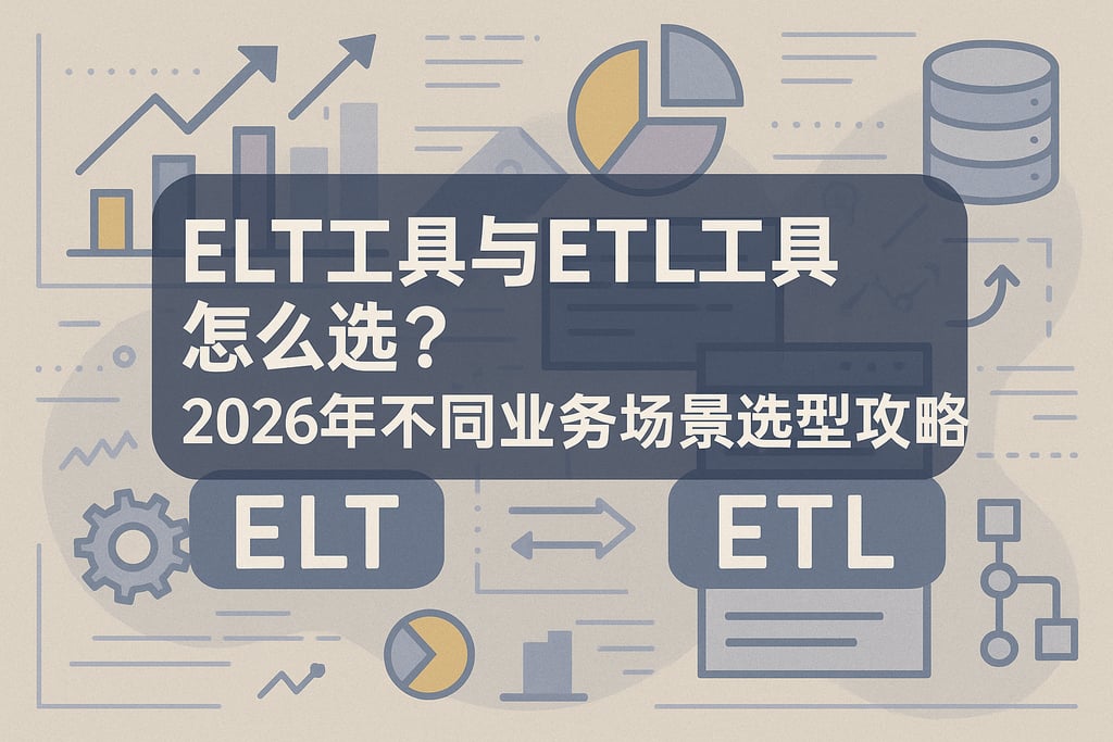 ELT工具与ETL工具怎么选？2026年不同业务场景选型攻略