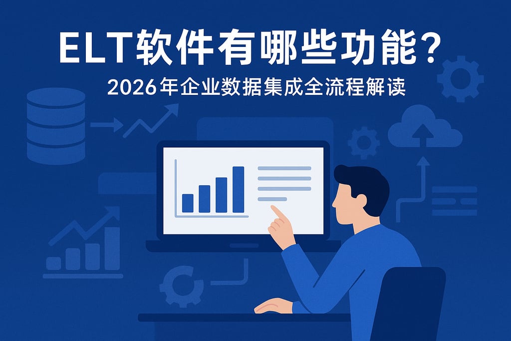 ELT软件有哪些功能？2026年企业数据集成全流程解读