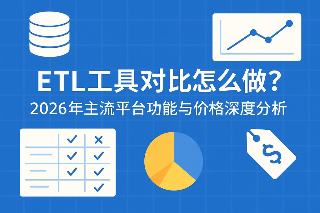 ETL工具对比怎么做？2026年主流平台功能与价格深度分析