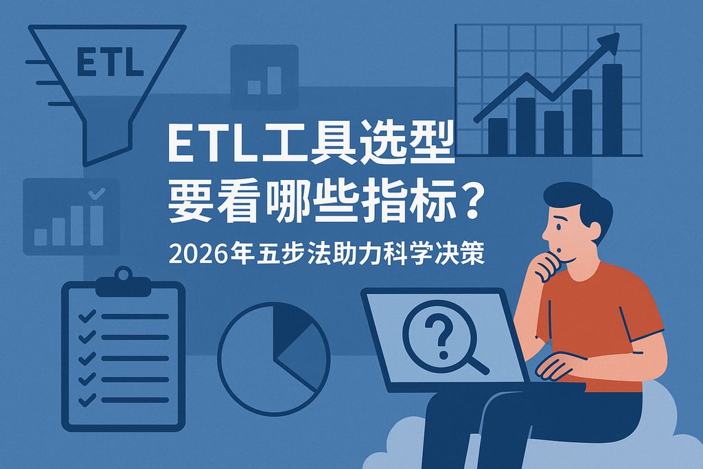 ETL工具选型要看哪些指标？2026年五步法助力科学决策
