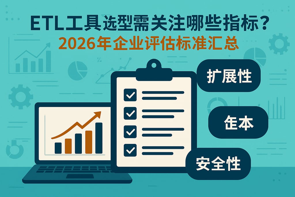 ETL工具选型需关注哪些指标？2026年企业评估标准汇总