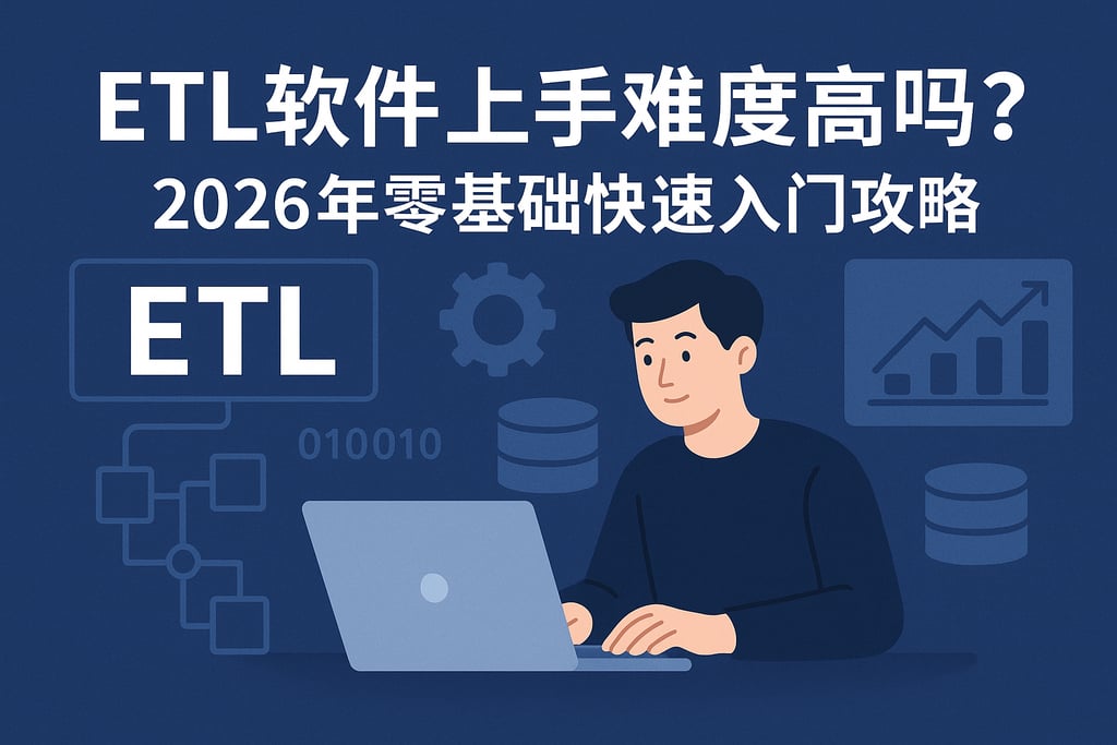 ETL软件上手难度高吗？2026年零基础快速入门攻略