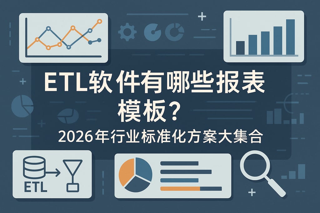 ETL软件有哪些报表模板？2026年行业标准化方案大集合