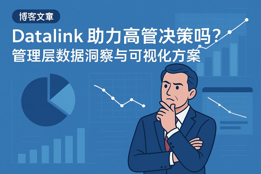 datalink助力高管决策吗？管理层数据洞察与可视化方案