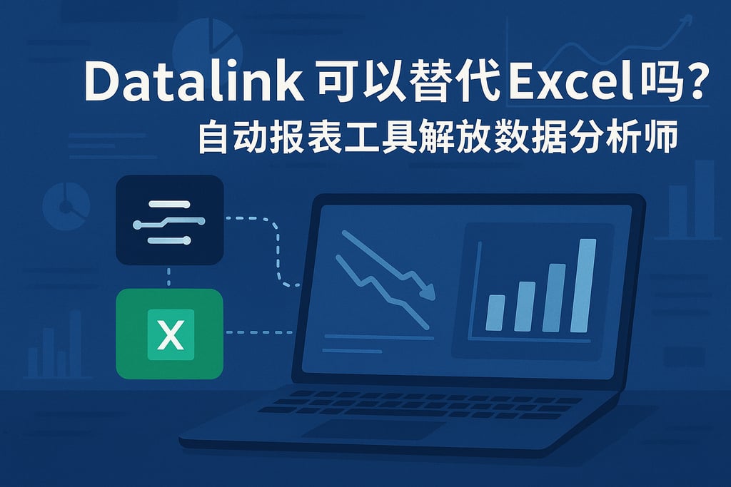 datalink可以替代Excel吗？自动报表工具解放数据分析师