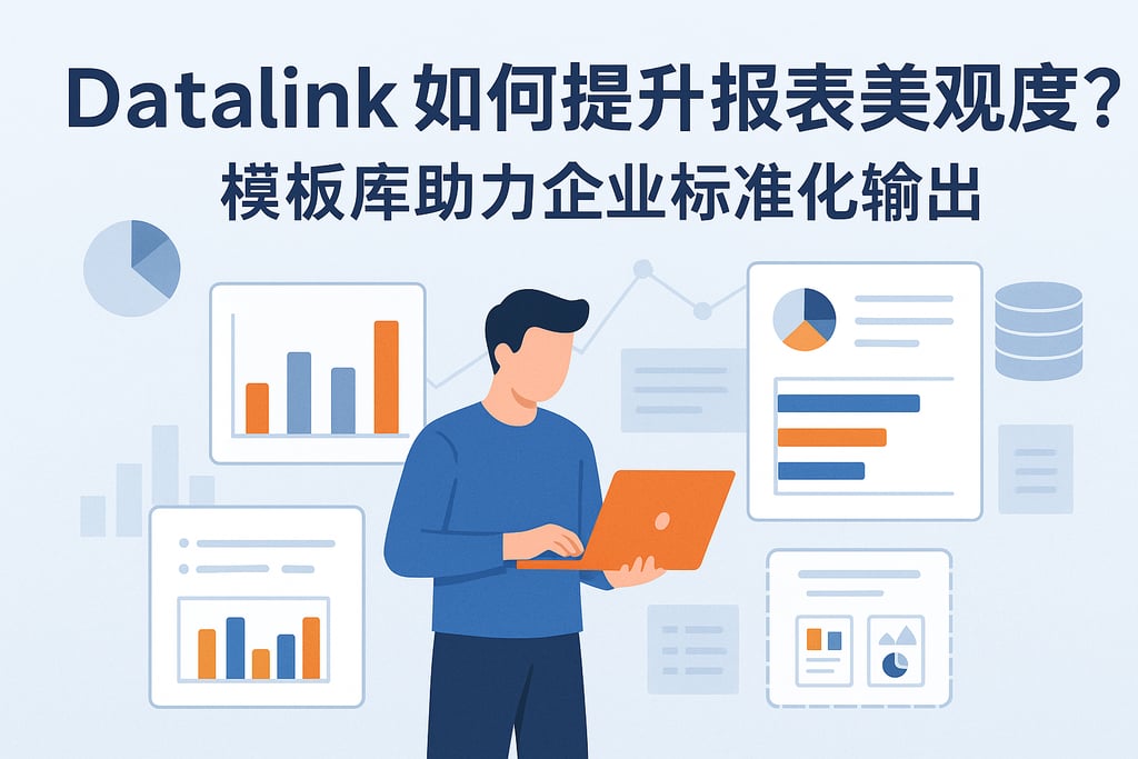 datalink如何提升报表美观度？模板库助力企业标准化输出