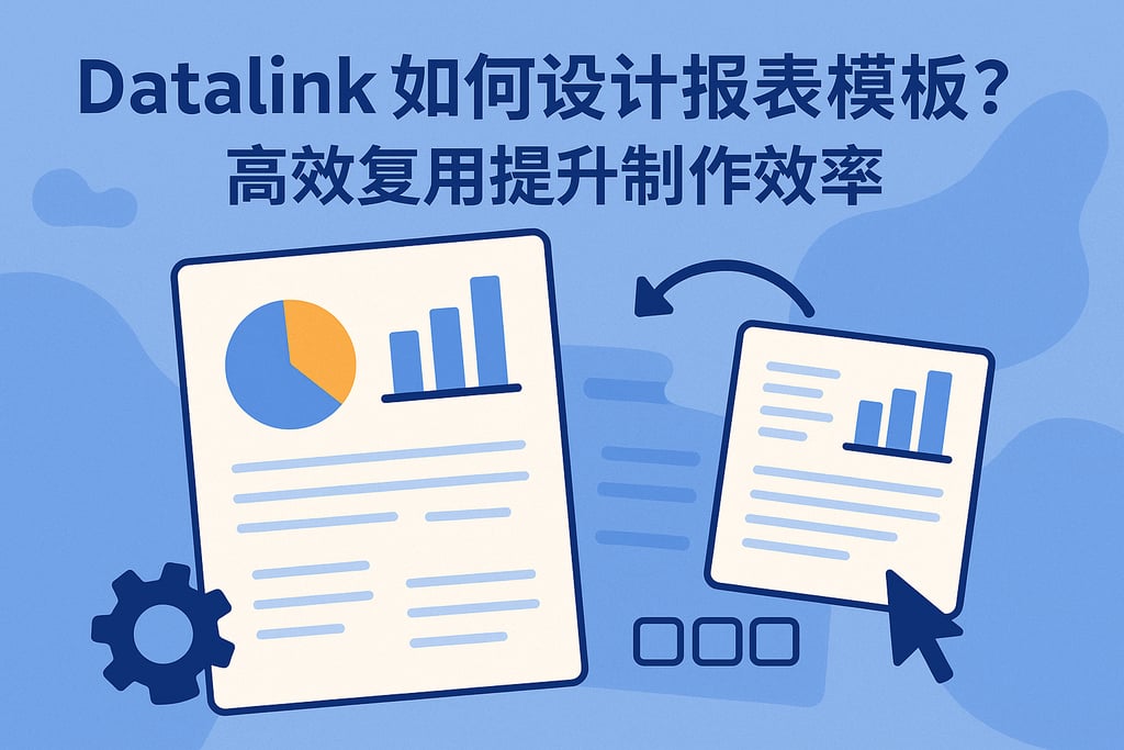 datalink如何设计报表模板？高效复用提升制作效率