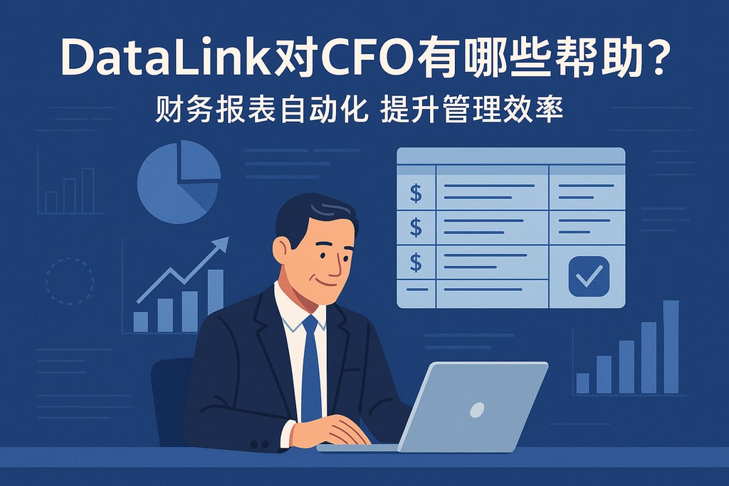 datalink对CFO有哪些帮助？财务报表自动化提升管理效率