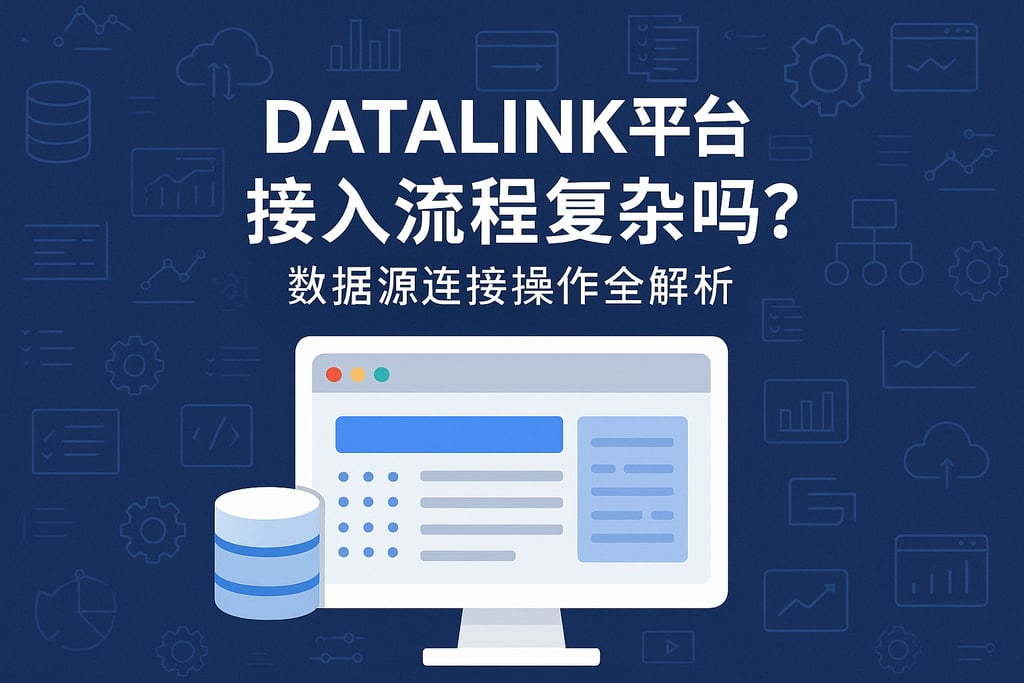 datalink平台接入流程复杂吗？数据源连接操作全解析