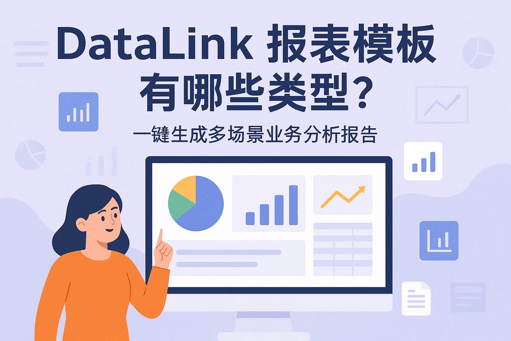 datalink报表模板有哪些类型？一键生成多场景业务分析报告