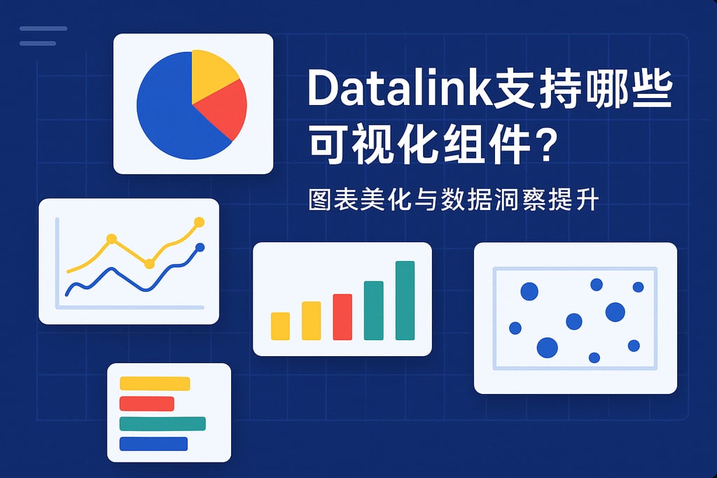 datalink支持哪些可视化组件？图表美化与数据洞察提升
