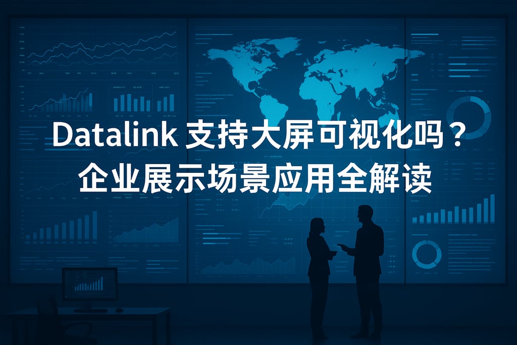datalink支持大屏可视化吗？企业展示场景应用全解读