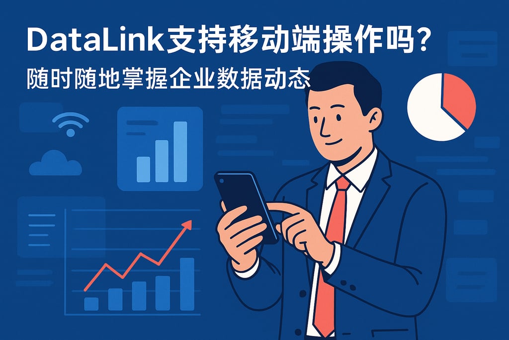 datalink支持移动端操作吗？随时随地掌握企业数据动态