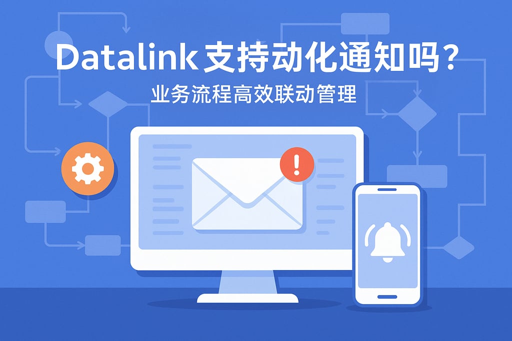 datalink支持自动化通知吗？业务流程高效联动管理