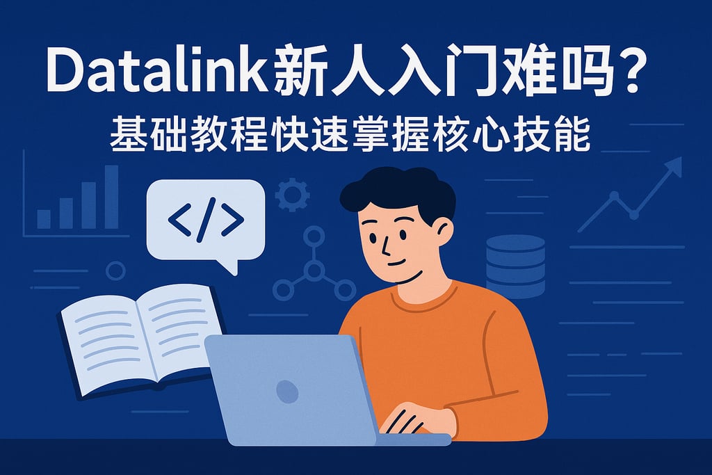 datalink新人入门难吗？基础教程快速掌握核心技能