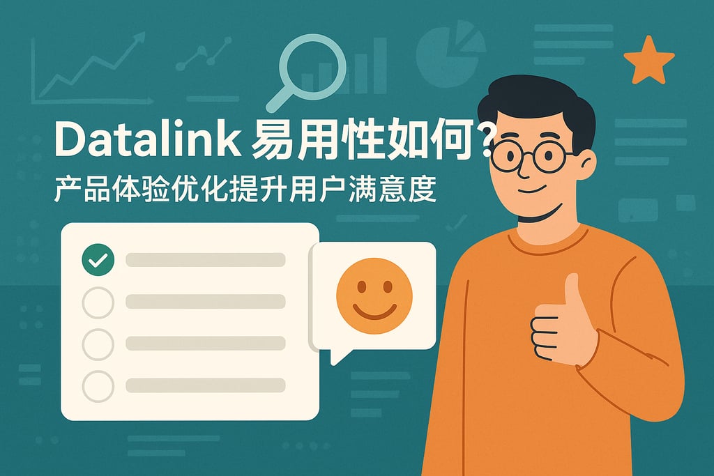datalink易用性如何？产品体验优化提升用户满意度