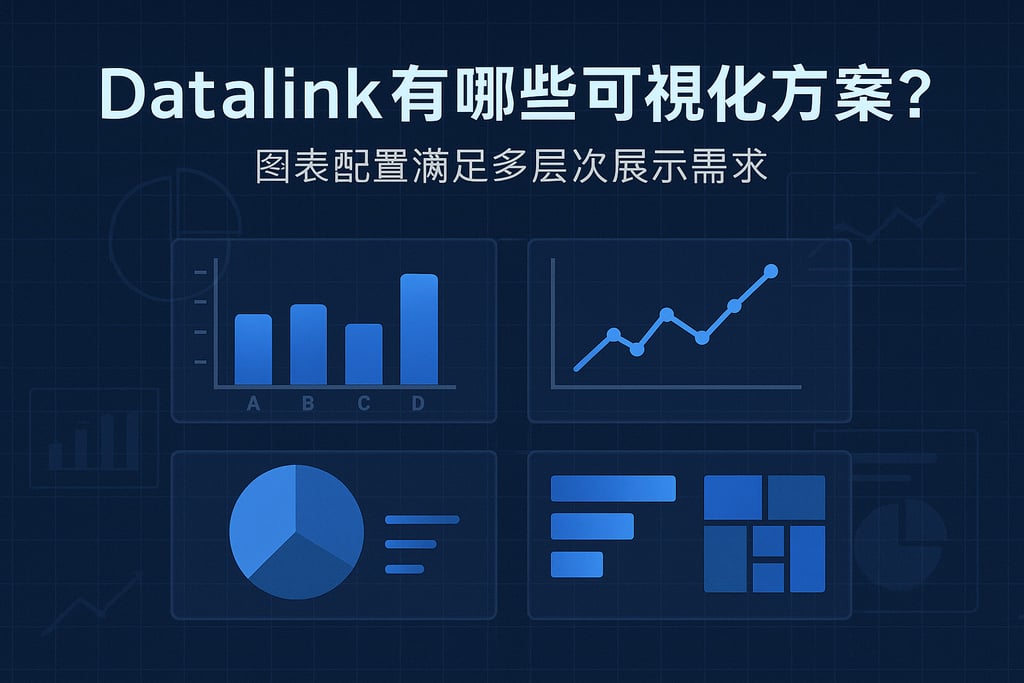 datalink有哪些可视化方案？图表配置满足多层次展示需求