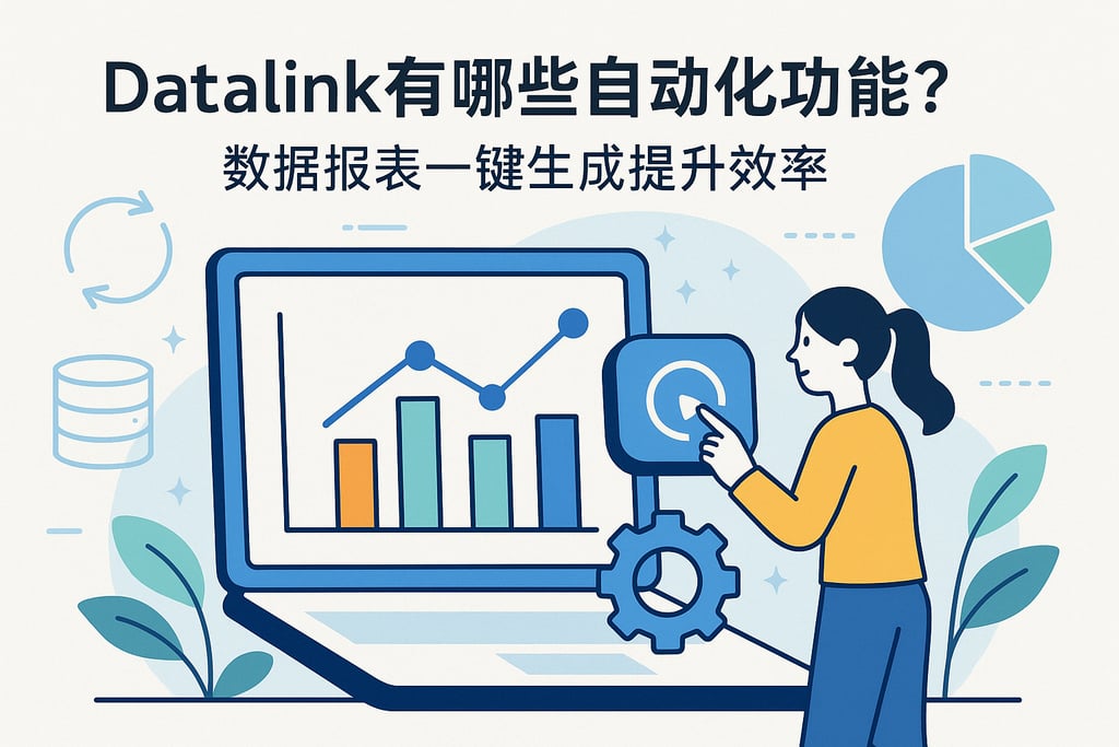 datalink有哪些自动化功能？数据报表一键生成提升效率