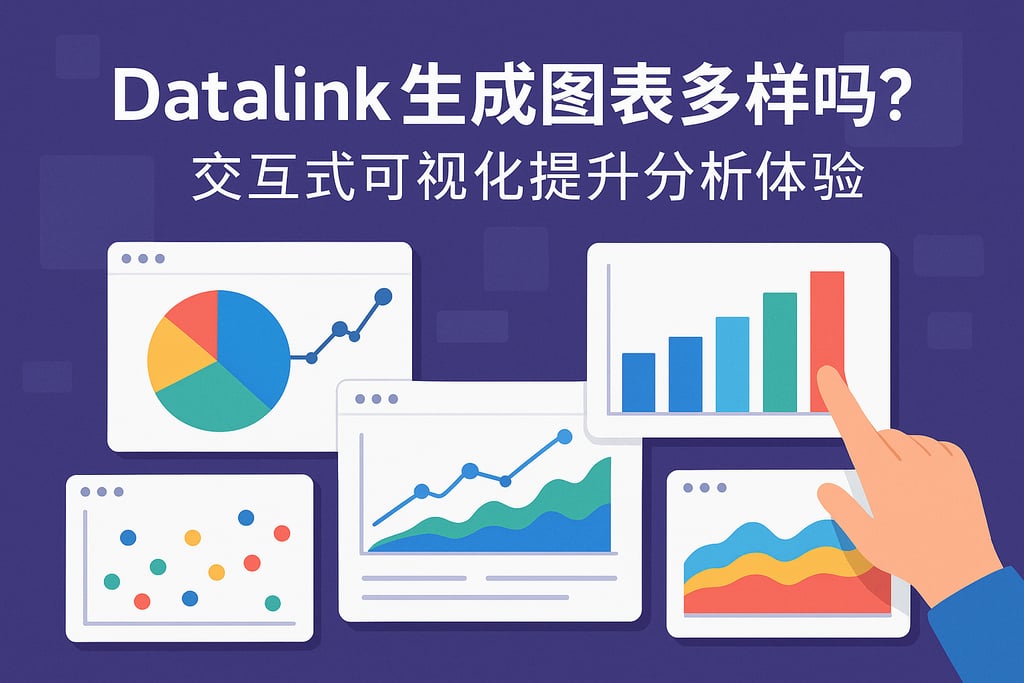 datalink生成图表多样吗？交互式可视化提升分析体验
