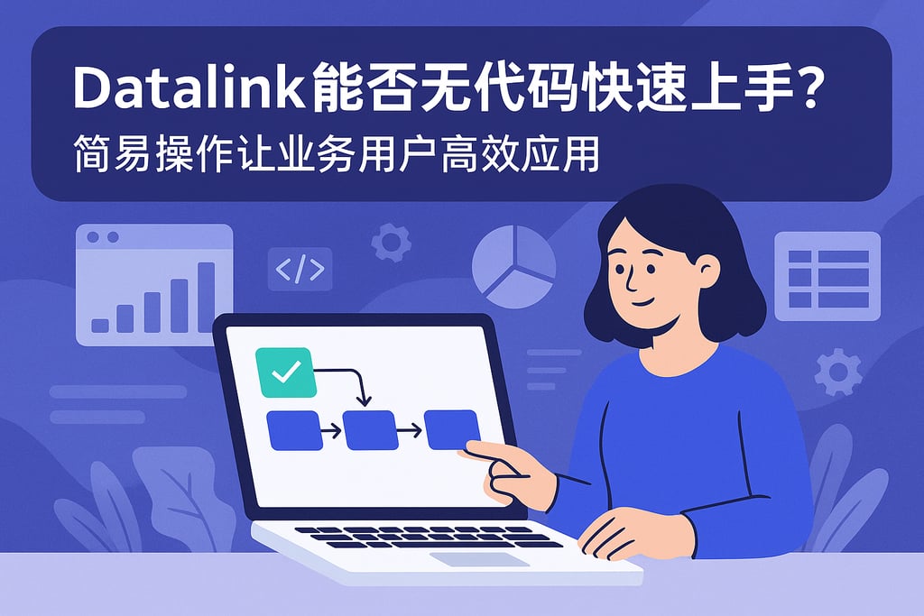 datalink能否无代码快速上手？简易操作让业务用户高效应用