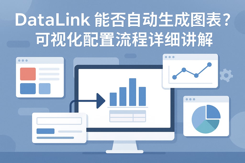 datalink能否自动生成图表？可视化配置流程详细讲解