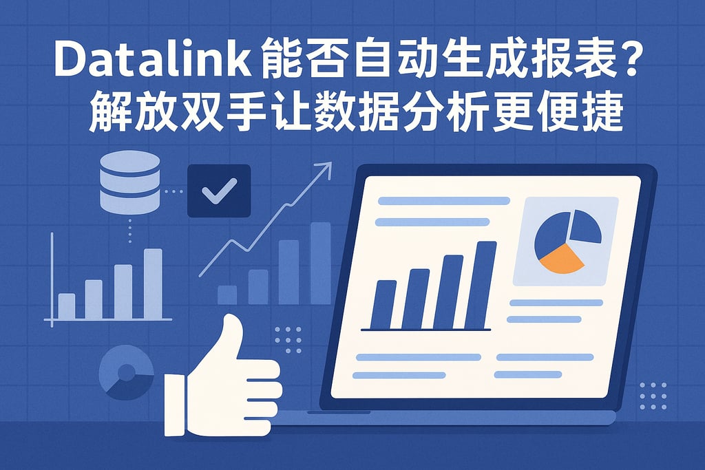 datalink能否自动生成报表？解放双手让数据分析更便捷