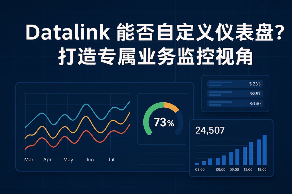 datalink能否自定义仪表盘？打造专属业务监控视角