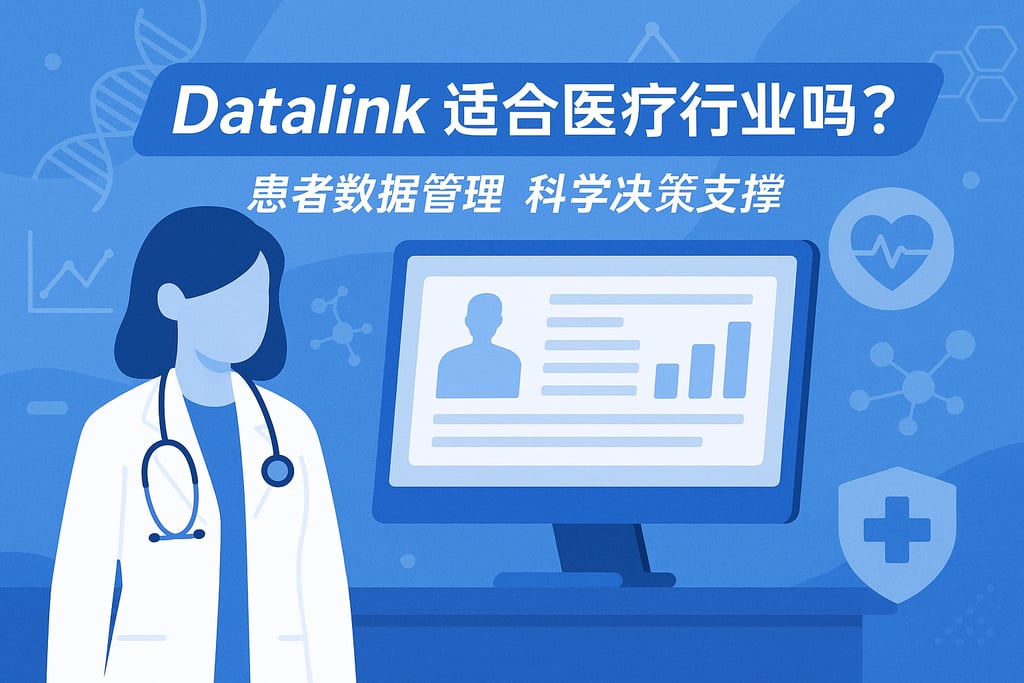 datalink适合医疗行业吗？患者数据管理科学决策支撑