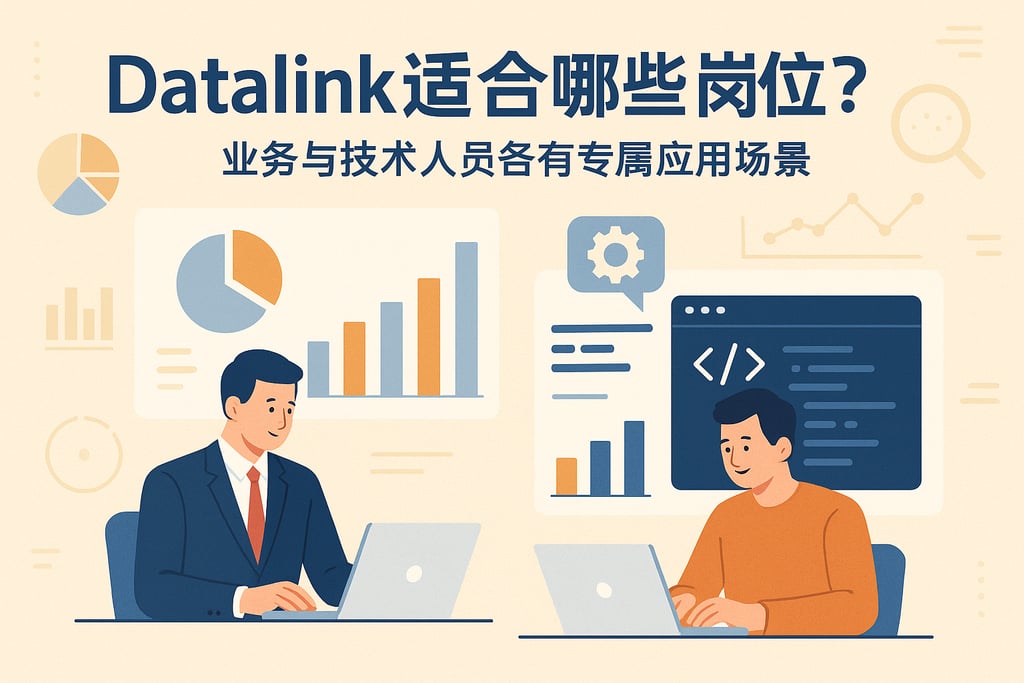 datalink适合哪些岗位？业务与技术人员各有专属应用场景。