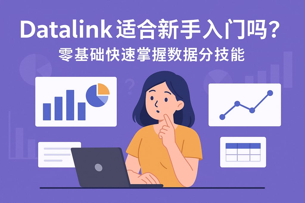 datalink适合新手入门吗？零基础快速掌握数据分析技能
