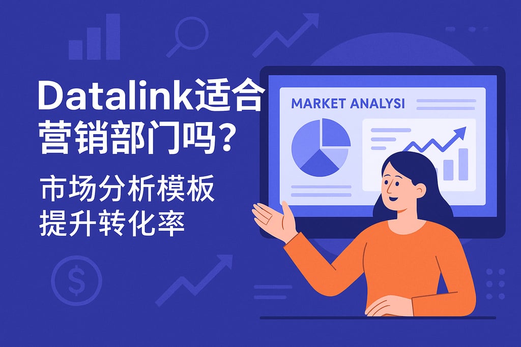 datalink适合营销部门吗？市场分析模板提升转化率