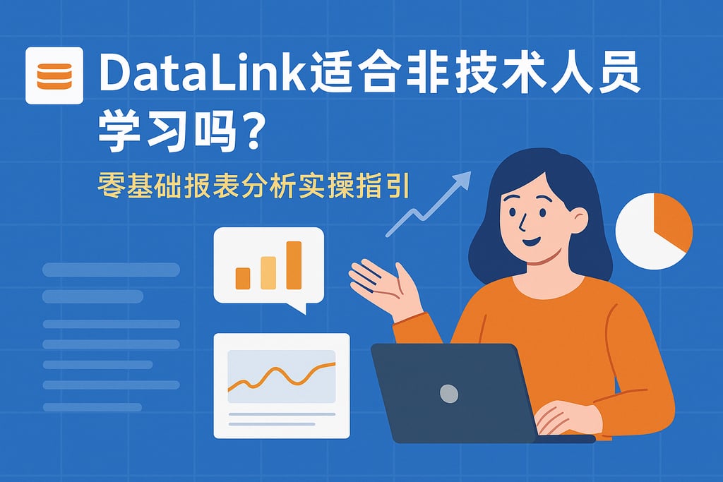 datalink适合非技术人员学习吗？零基础报表分析实操指引