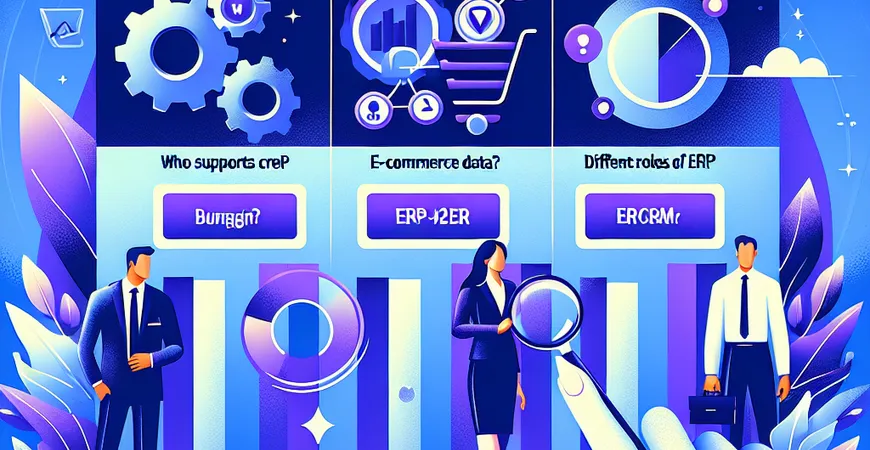 跨境电商数据靠谁支撑？ERP与CRM角色不同