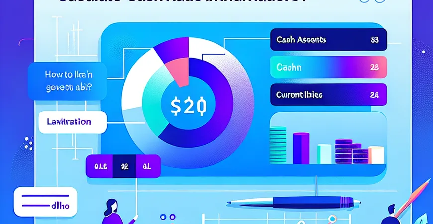 现金比率分析指标怎么算？现金类资产除以流动负债