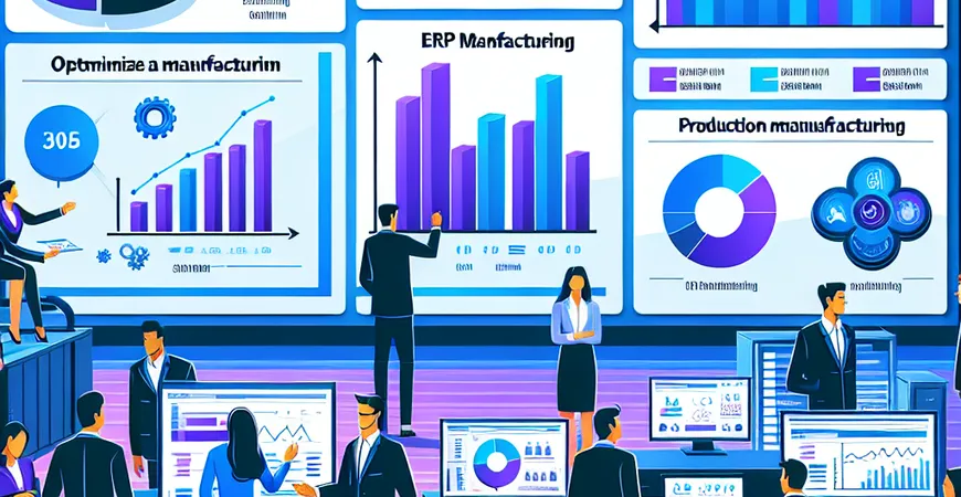 制造业如何应用ERP数据分析？实现生产优化与成本控制。