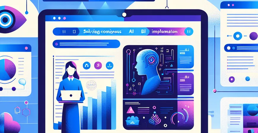 AI+BI项目实施中常见问题如何解决？