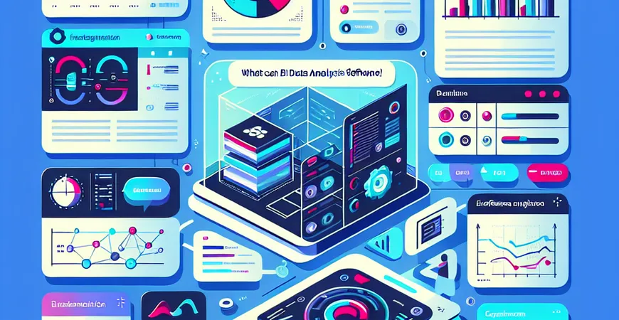 BI数据分析软件能做什么？多种功能深度剖析！