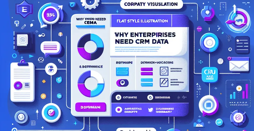 企业为何需要CRM数据？探讨其定义与重要性