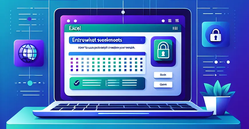 如何使用Excel加密保护工作表？提升文件的隐私性！