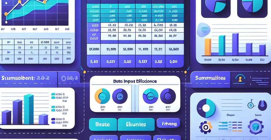 如何通过Excel创建和管理财务记账表格？加速数据输入！