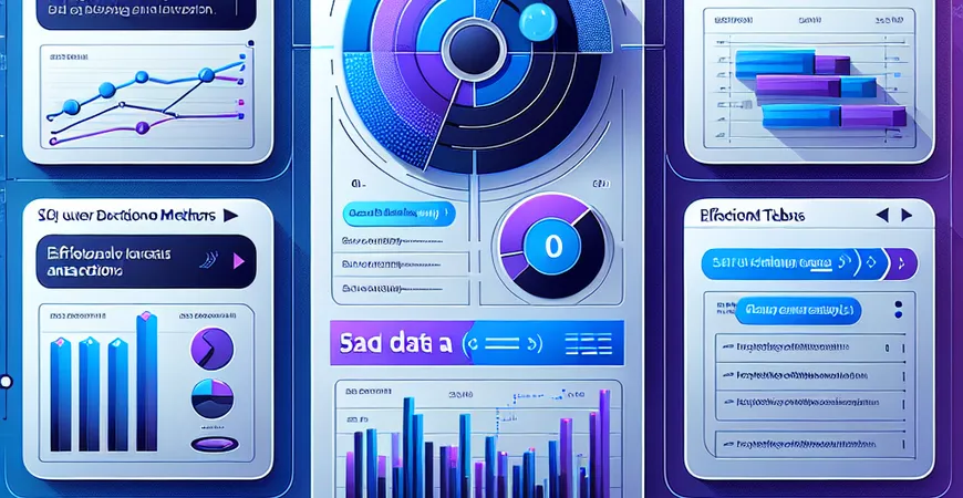 利润分析指标SQL查询技巧？大数据高效提取方法
