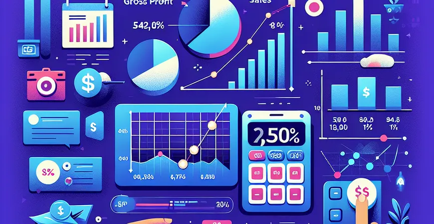 商业分析指标毛利率如何分析？通过毛利和销售额计算毛利率。