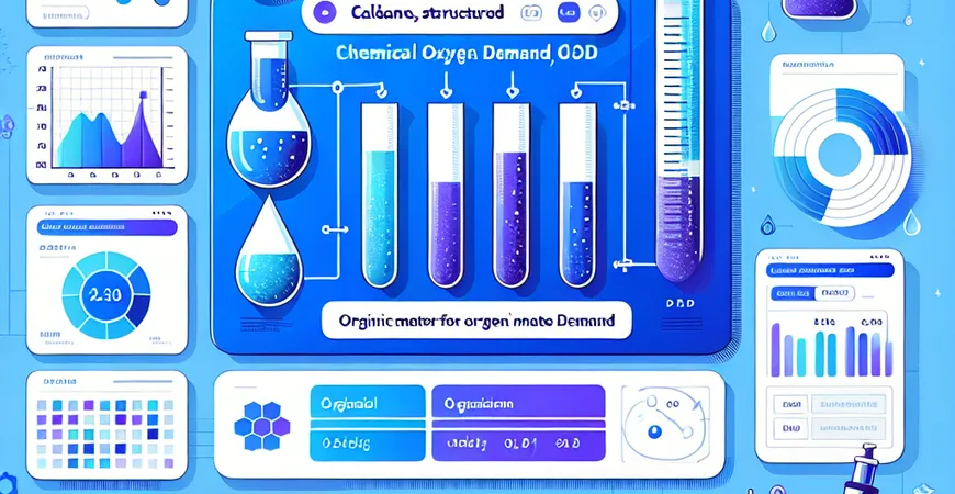 水质分析化学需氧量指标如何计算？衡量水中有机物的氧化需氧量。